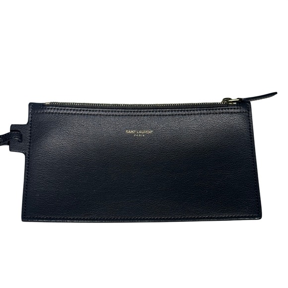 SAINT LAURENT East/West Shopping Tote Bag | YSL Gray Leather | AUTHENTICATED - Picture 4 of 16